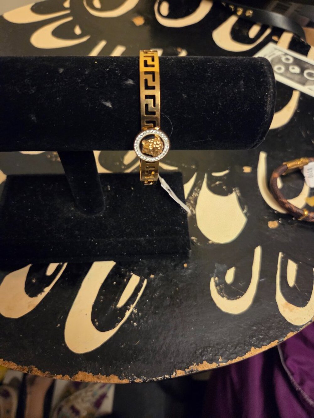 Versace gold bangle
